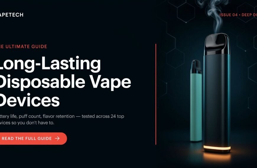 The Ultimate Guide to Long-Lasting Disposable Vape Devices